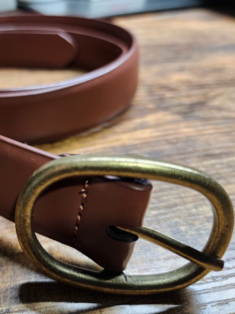Torrid brown faux-leather belt